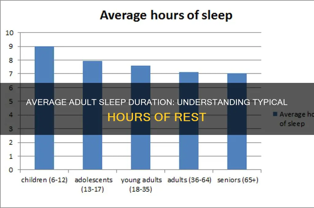 how many hours do adults sleep on average