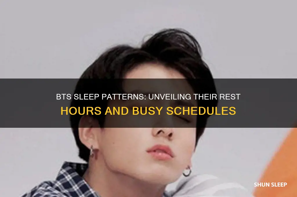 how many hours do bts sleep