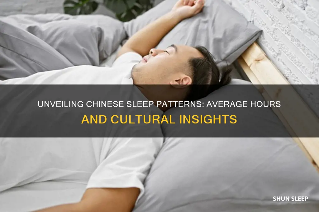 how many hours do chinese sleep