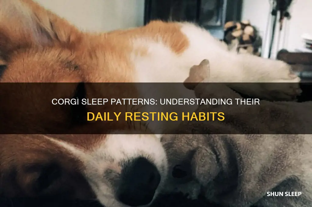 how many hours do corgis sleep