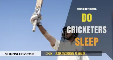 Cricketers' Sleep Secrets: Unveiling Their Optimal Rest Hours