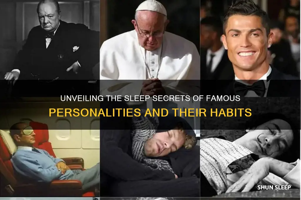how many hours do famous people sleep