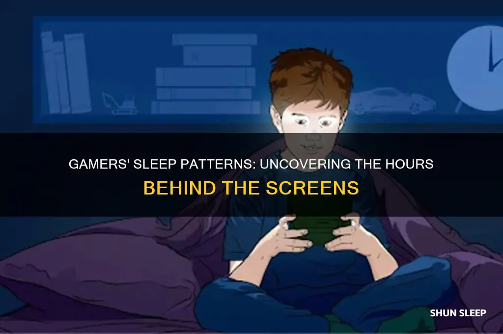 how many hours do gamers sleep