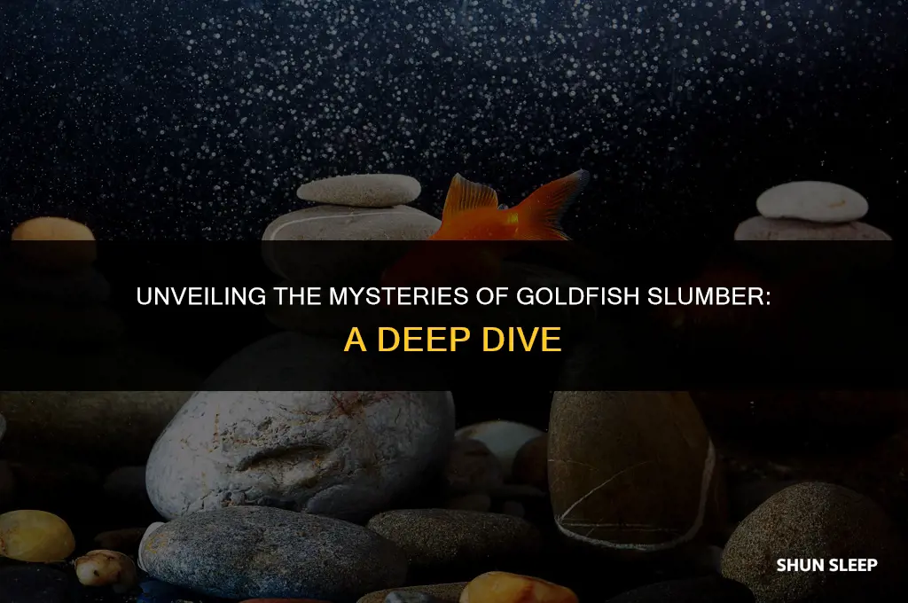 how many hours do goldfish sleep