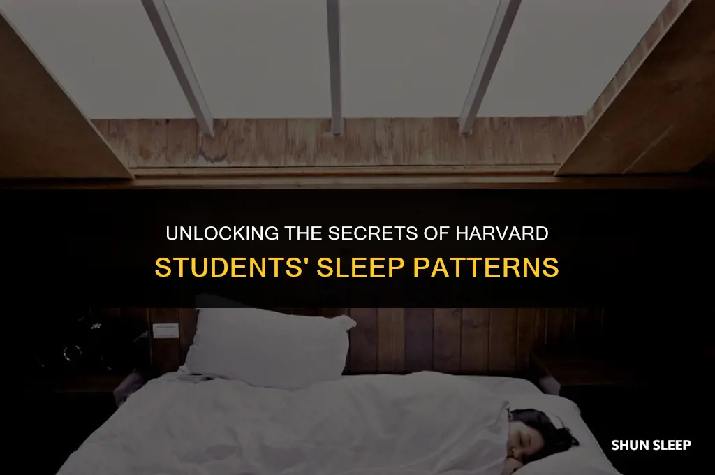 how many hours do harvard students sleep