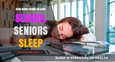 Snooze or Study: Unraveling the Sleep Patterns of High School Seniors