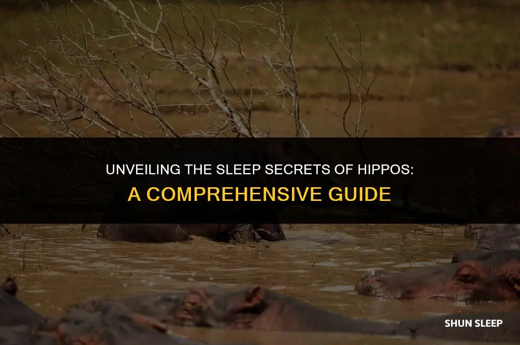 how many hours do hippos sleep