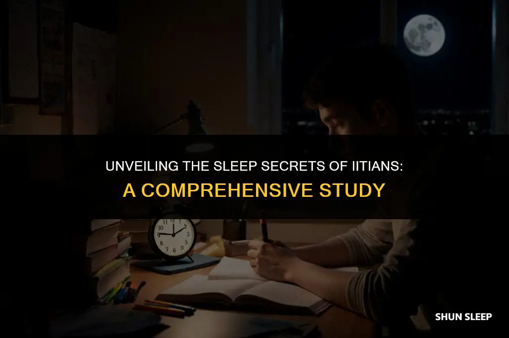 how many hours do iitians sleep