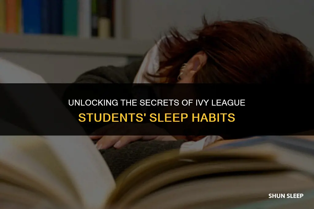how many hours do ivy league students sleep