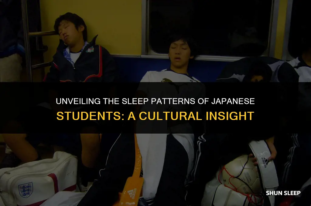 how many hours do japanese students sleep
