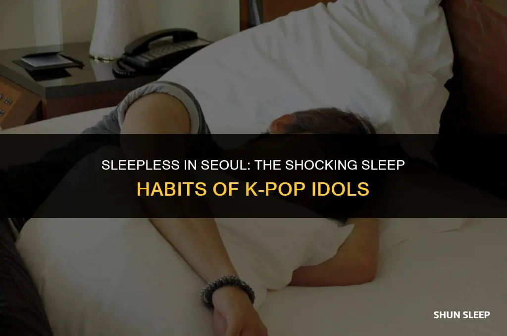 how many hours do kpop idols sleep