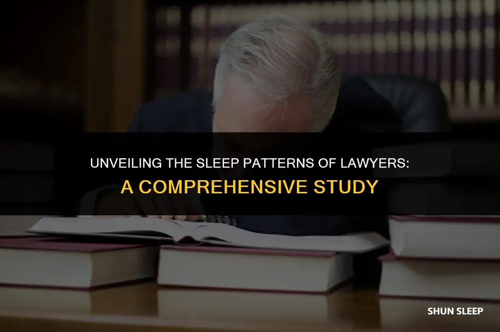 how many hours do lawyers sleep