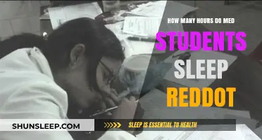 Unveiling the Sleep Patterns of Med Students: A Reddit Analysis