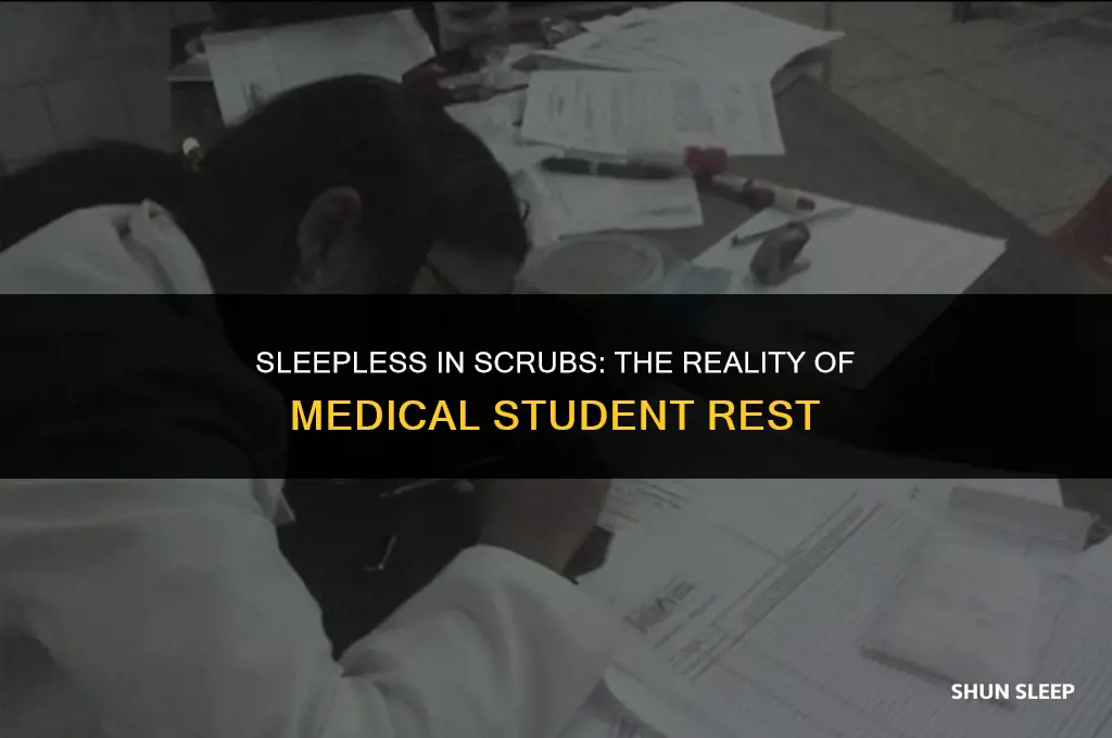 how many hours do medical students sleep