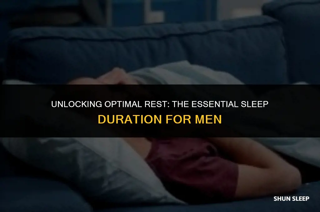 how many hours do men need of sleep