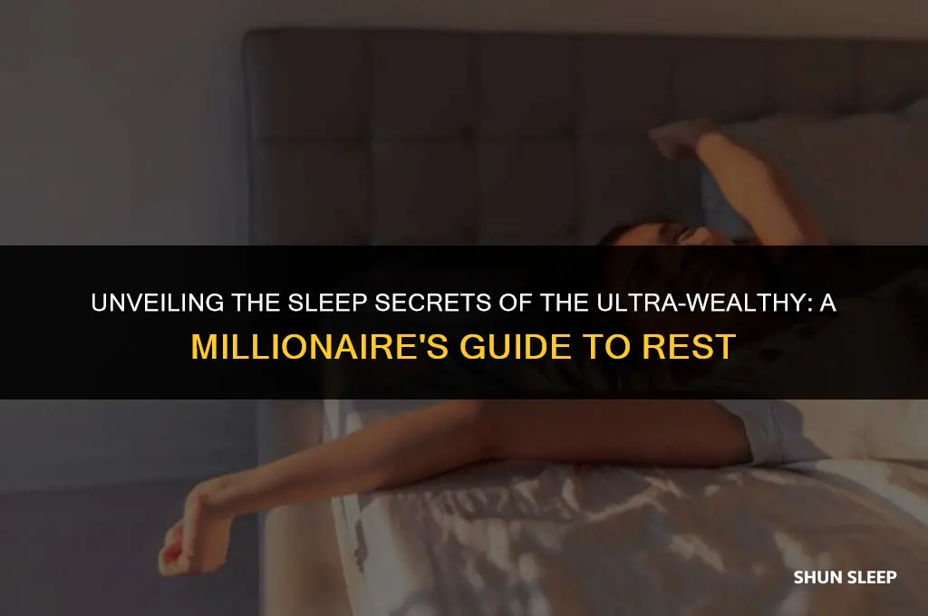how many hours do millionaires sleep