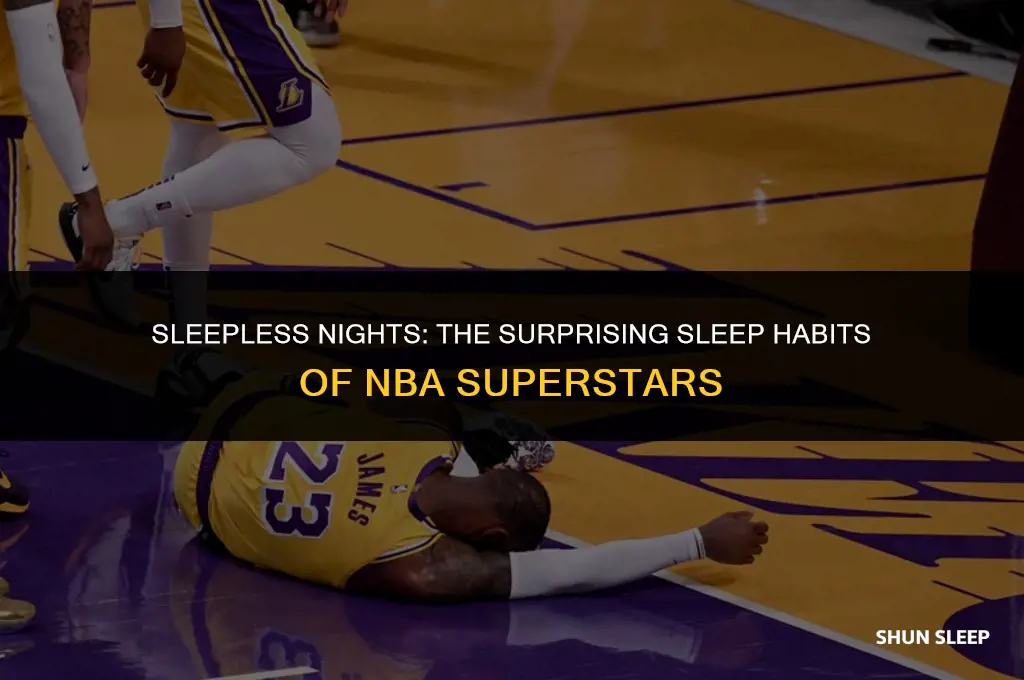 how many hours do nba players sleep