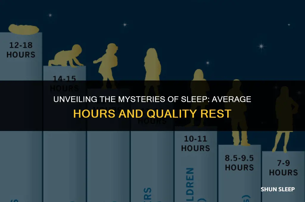 how many hours does the average person sleep