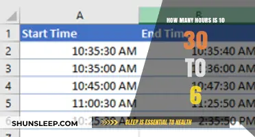 Time Calculation Simplified: From 10:30 to 6:00