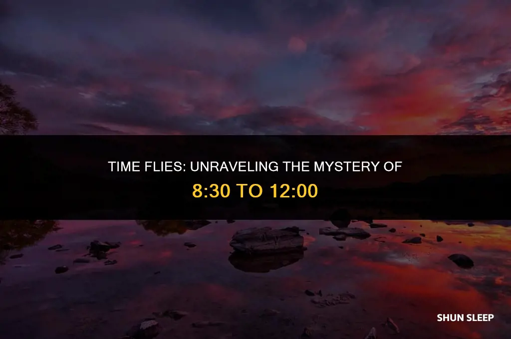 how many hours is 8 30 to 12