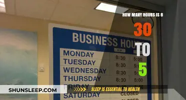 Calculating Work Hours: A Simple Guide from 8:30 AM to 5:00 PM