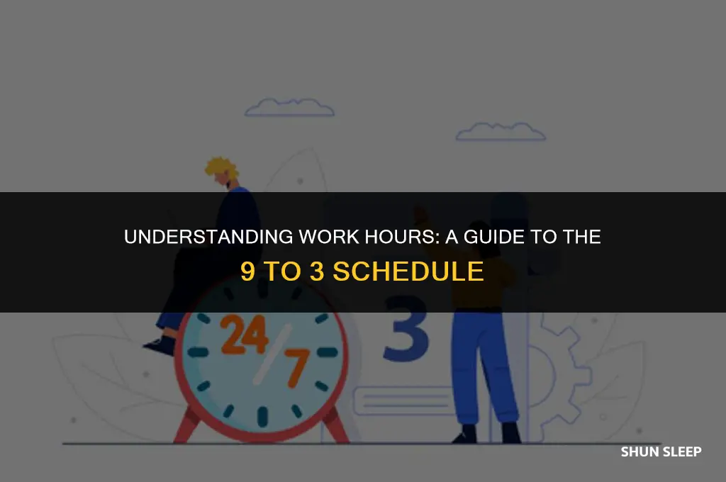 how many hours is 9 to 3