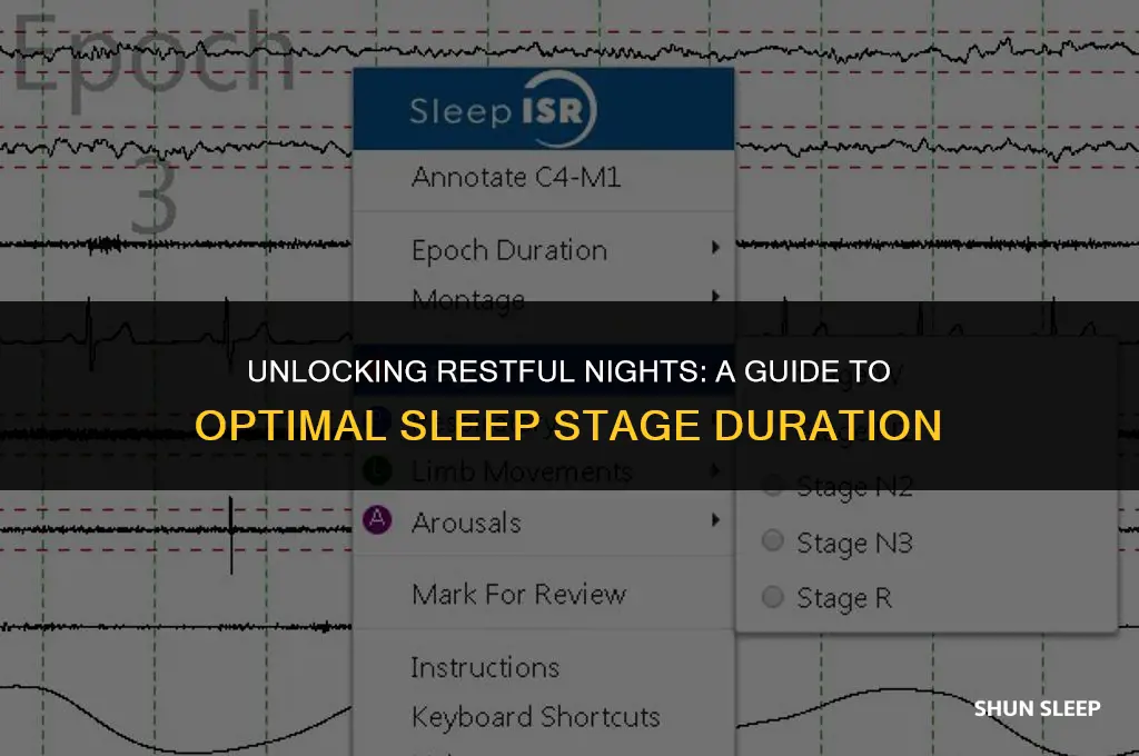 how many hours of each sleep stage should you get