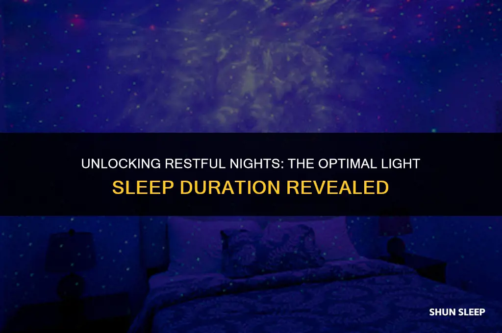 how many hours of light sleep do you need