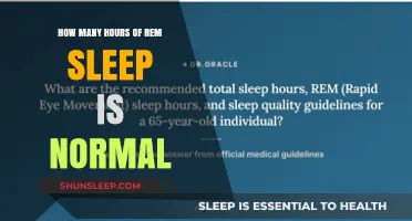 Unlocking the Secrets of REM Sleep: What's Normal?