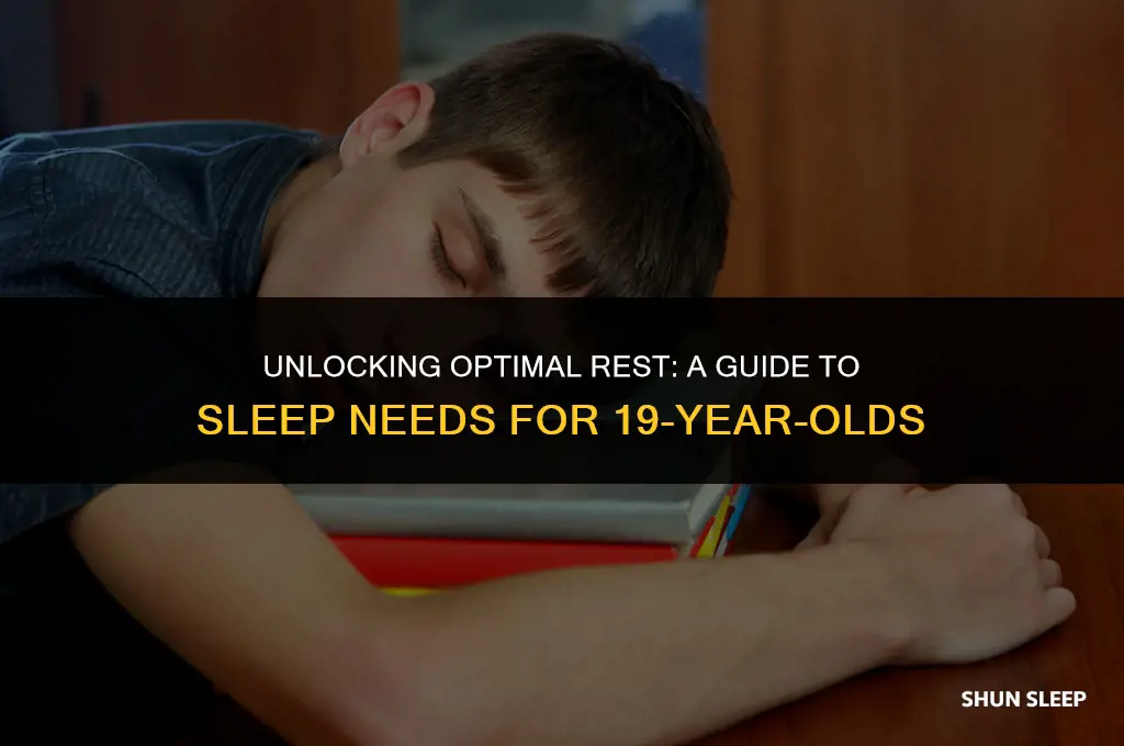 how many hours of sleep do 19 year olds need