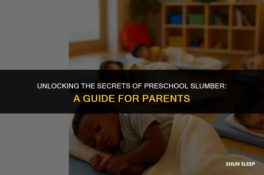 how many hours of sleep do preschoolers need