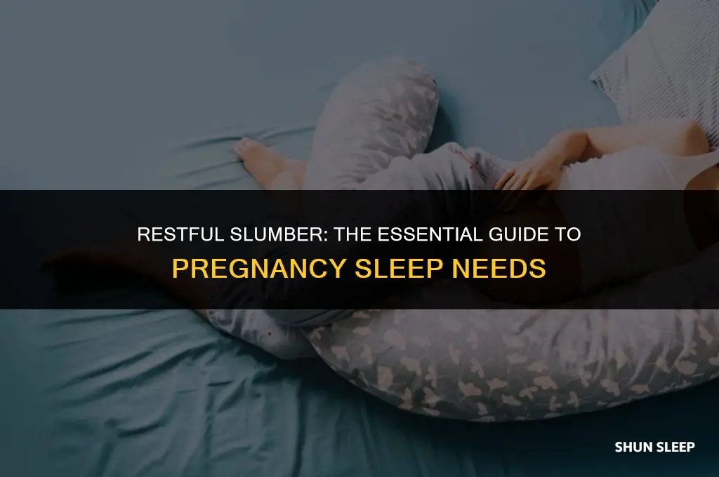 how many hours of sleep do you need while pregnant