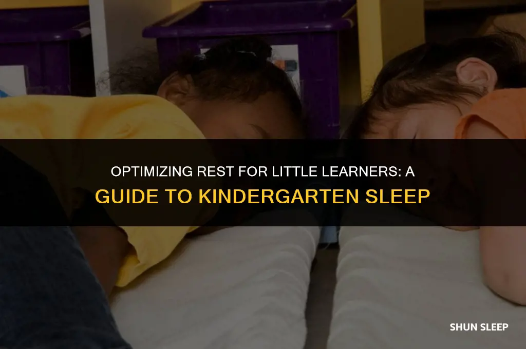 how many hours should a kindergarten sleep