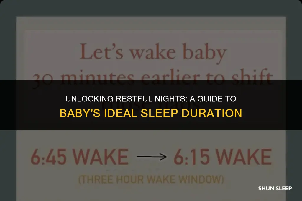 how many hours should baby sleep at night