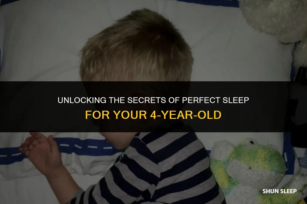 how many hours sleep 4 year old
