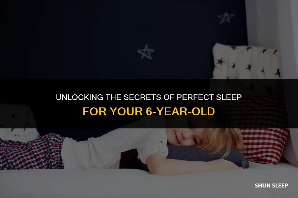 how many hours sleep 6 year old