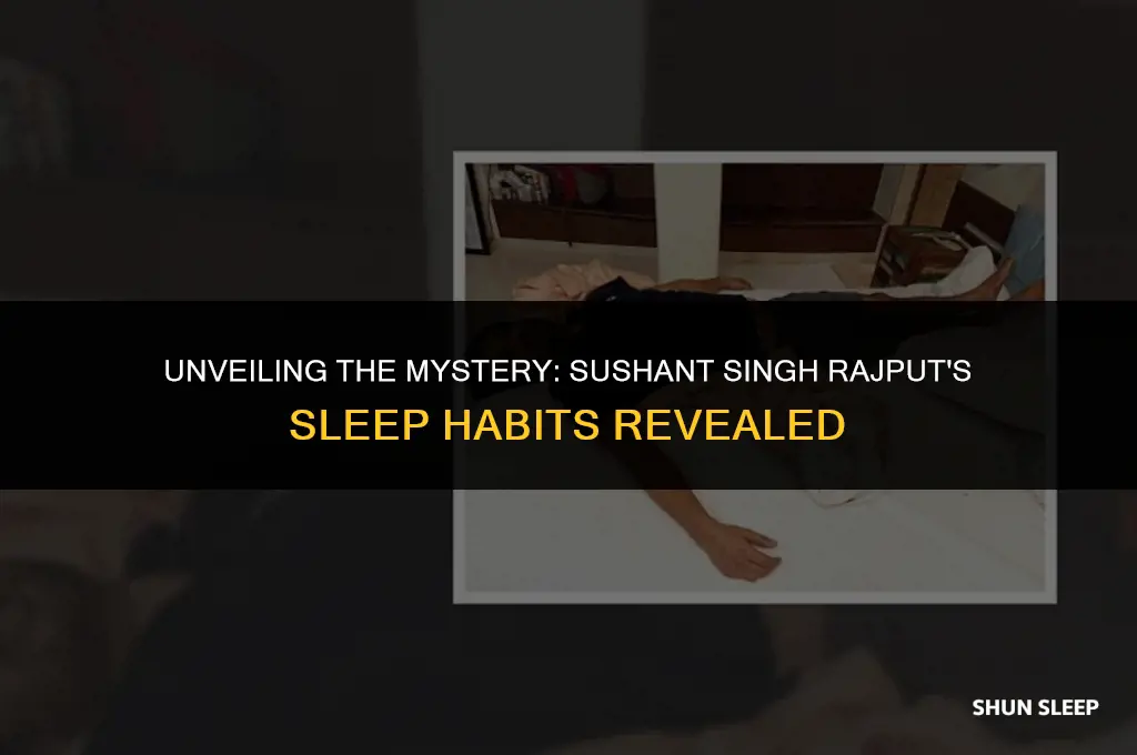 how many hours sushant singh rajput sleep