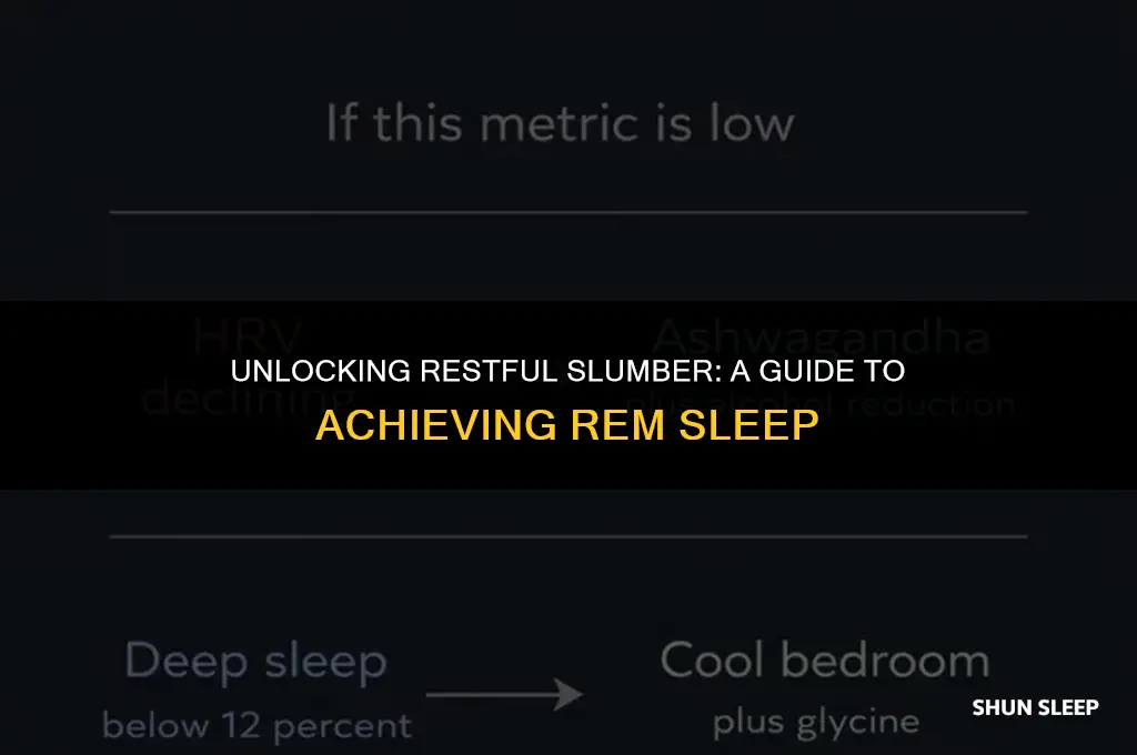 how many hours till rem sleep