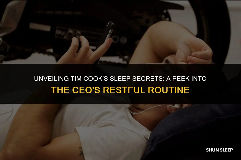 how many hours tim cook sleep