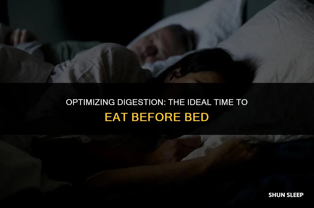 how many hours to digest before sleep