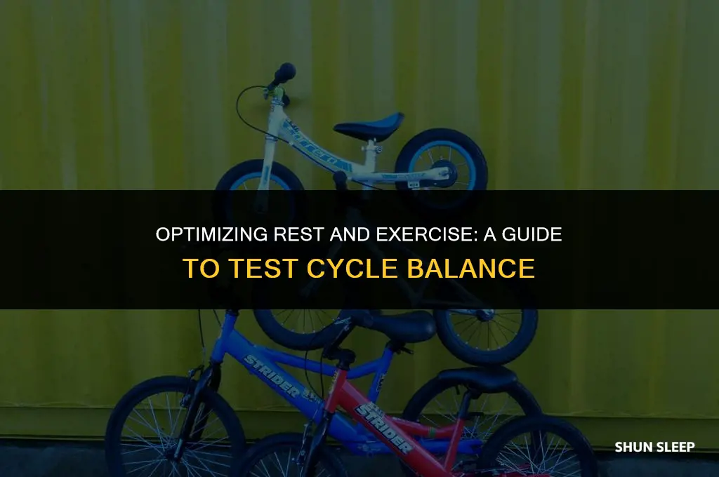 how many hours to sleep and workout on test cycle