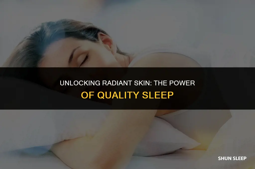 how many hours to sleep for glowing skin