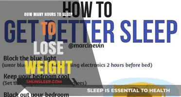 Unlocking Weight Loss: The Optimal Sleep Duration for Shedding Pounds