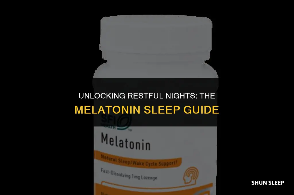 how many hours to sleep with melatonin