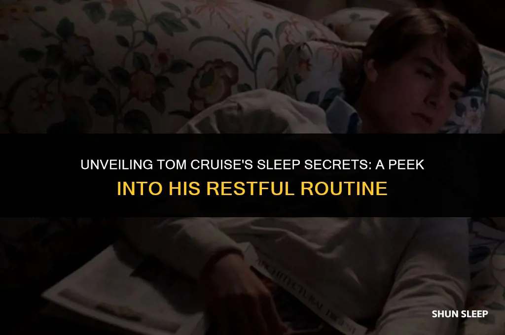 how many hours tom cruise sleep