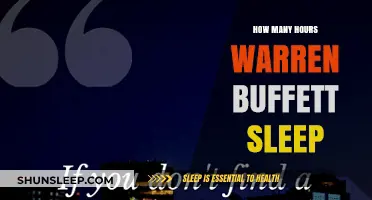 Unveiling Warren Buffett's Sleep Secrets: A Glimpse into His Restful Routine