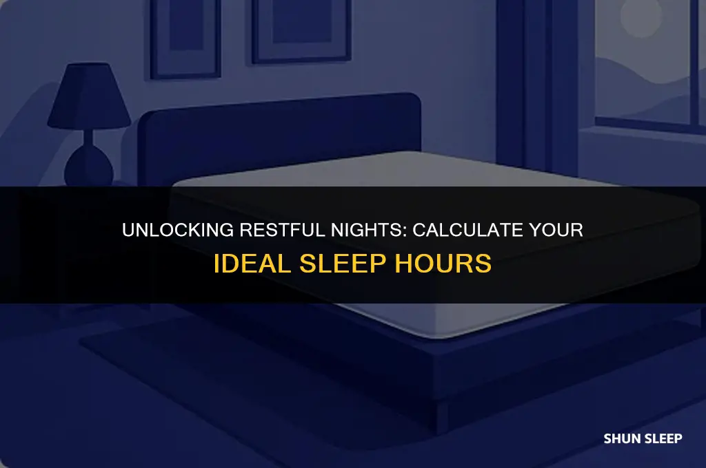 how many hours will i sleep calculator