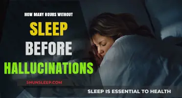 Sleepless Nights: The Threshold to Hallucinations