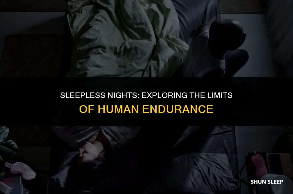 how many hours without sleep can a human go