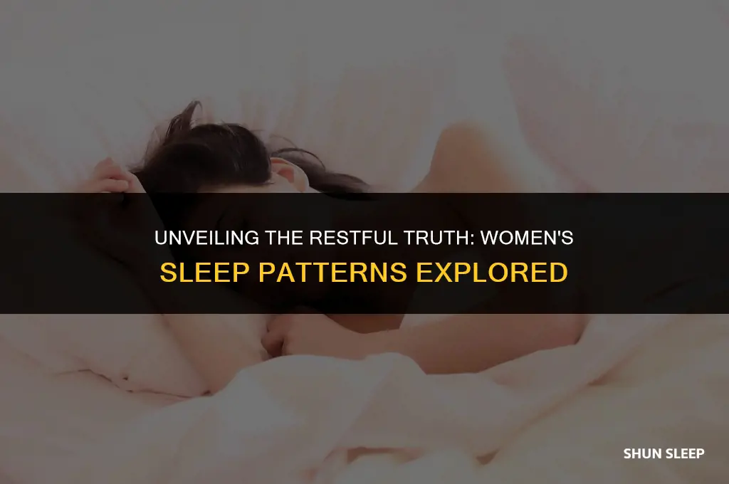 how many hours women sleep